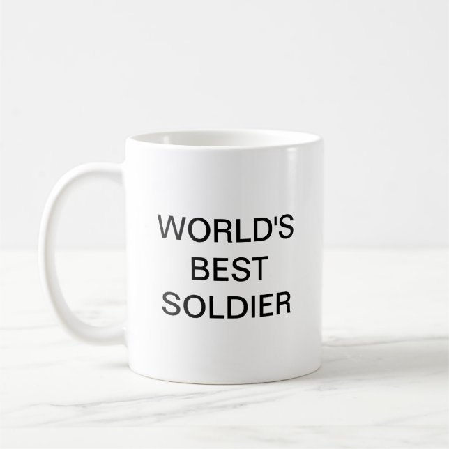 Caneca De Café O melhor soldado do mundo (Esquerda)