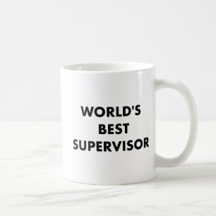 Caneca De Café O melhor supervisor dos mundos