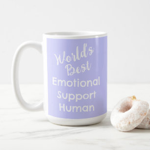Caneca De Café O melhor suporte emocional do mundo a ser humano P