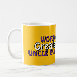 Caneca de café "O Melhor Tio do Mundo Já Feito"
