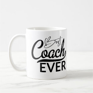 Caneca De Café O melhor treinador a divertir-se esporte branco pr