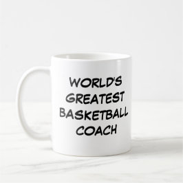 Caneca De Café "O melhor treinador de basquete do mundo" Mug