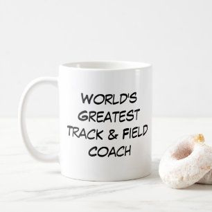Caneca De Café "O melhor treinador de rastreamento e campo do mun