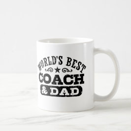 Caneca De Café O melhor treinador e Pai do mundo