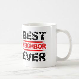 Caneca De Café O melhor vermelho 01 do preto do estilo do Grunge