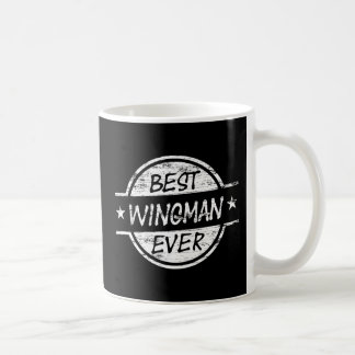 Caneca De Café O melhor Wingman sempre branco