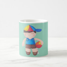 Caneca De Café O Menino de Boné e a Bola