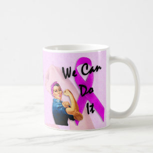 Caneca De Café O mês de consciência do câncer de mama, Rosie o