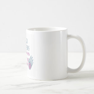 Caneca De Café O mestrado de Reiki fá-lo com mãos curas