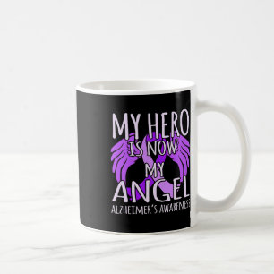 Caneca De Café O meu Anjo Alzheimerheimer é a consciência púrpura