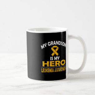 CANECA DE CAFÉ O MEU AVÓ É O MEU HERÓI LEUCEMIA SENSIBILIZADOR
