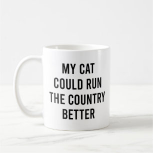 Caneca De Café O Meu Gato Poderia Fazer O País Ficar Mais Engraça
