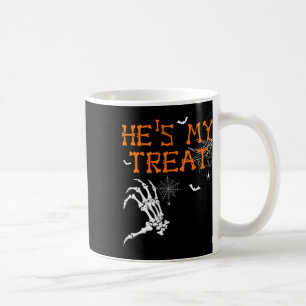 Caneca De Café O Meu Truque Hes É A Minha Tira De Casal De Hallow