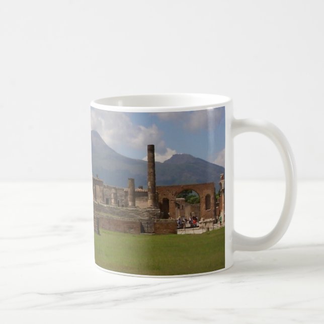 Caneca De Café O Monte Vesúvio, Pompeii (Direita)