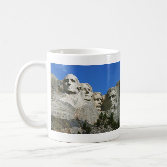 Caneca De Café O monumento presidencial do Monte Rushmore (Esquerda)