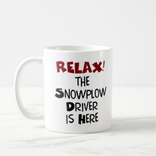 Caneca De Café o motorista de neve está aqui