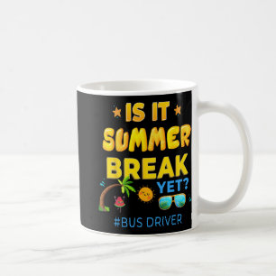 Caneca De Café O Motorista Está No Verão Ainda No Dia Passado Da