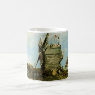 Caneca De Café O Moulin de la Galette por Vincent van Gogh
