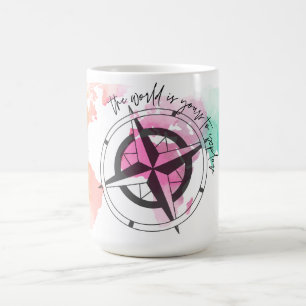 Caneca De Café O mundo é a sua tapeçaria