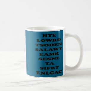 Caneca De Café O Mundo Nem Sempre Faz Sentido, Motivação Divertid