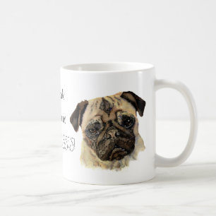Caneca De Café O mundo precisa de mais PUGS e KISSES! Cachorro Ge