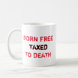 Caneca De Café O nascer livre taxou à versão gótico americana da