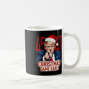 Caneca De Café O Natal Chegou Engraçado O Donald Trump Papais noe