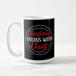 Caneca De Café O Natal Começa Com Cristo-65772