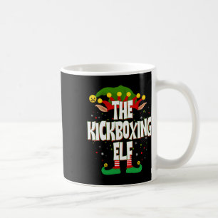 Caneca De Café O Natal do Elfo de Kickboxing