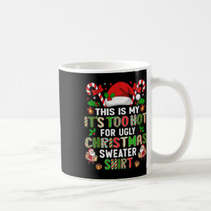 Caneca De Café O Natal do Hugvyn É Meu É Muito Quente Para Feio