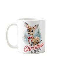 O Natal do veado está aqui Mug