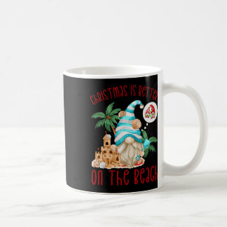 Caneca De Café O Natal é Melhor na Praia - Gnomo de Natal Diverti