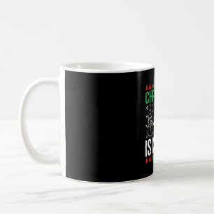 Caneca De Café O Natal Está Chegando Papai Noel Boneco de Neve