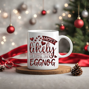 Caneca De Café O Natal Mais Provável Para Spike Eggnog Personaliz