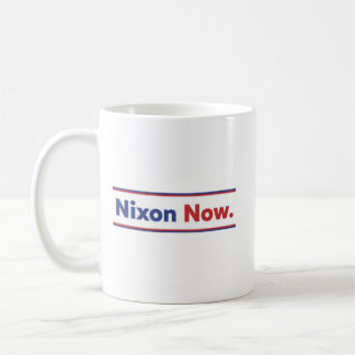 Caneca De Café O Nixon Now (autocolante de bombardeio como visto