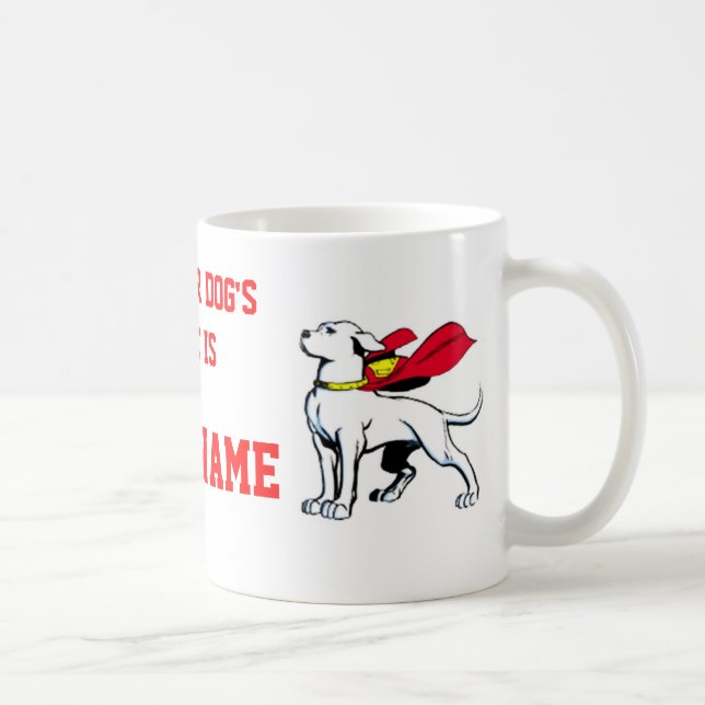 CANECA DE CAFÉ O NOME DO SEU CACHORRO (Direita)