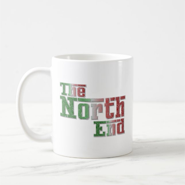 Caneca De Café O North End Boston Itália (Esquerda)