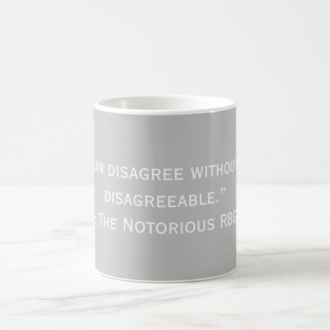 Caneca De Café O notório RBG Desagradável Cotação Mug (Centro)