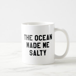 Caneca De Café O Oceano Me Fez Salgado