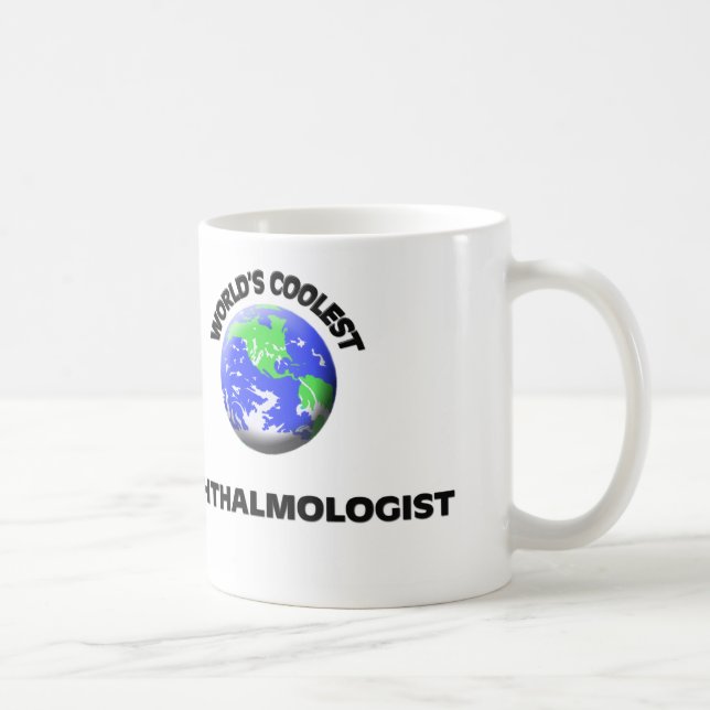 Caneca De Café O oftalmologista o mais fresco do mundo (Direita)
