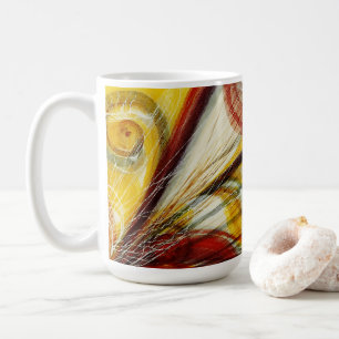 Caneca De Café O Olho de Deus por Georgiana Houghton 