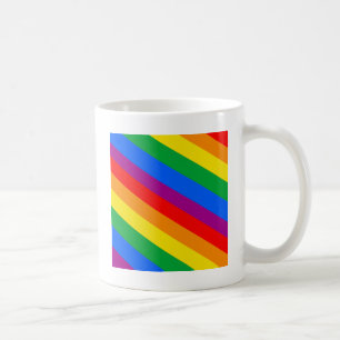 Caneca De Café O orgulho de GLBT listra 2