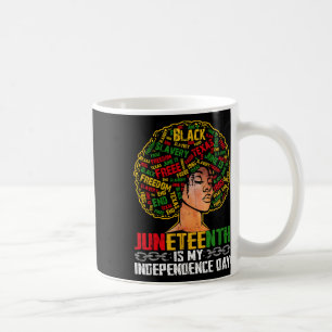 Caneca De Café O Orgulho Negro Melanin 1 no Dia da Independência