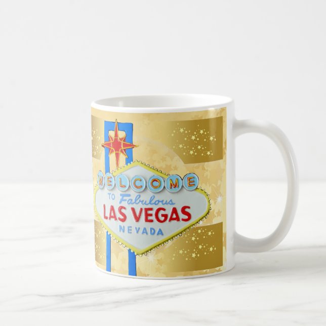 Caneca De Café O ouro de Las Vegas (Direita)