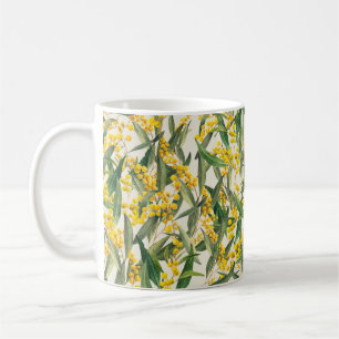 Caneca De Café O ouro Wattle (Acacia pycnantha) é australiano.