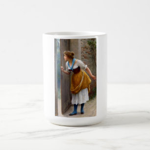 Caneca De Café O Ouvinte (por Eugene de Blaas)