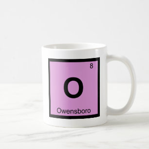 Caneca De Café O - Owensboro Kentucky Química Tabela Periódica