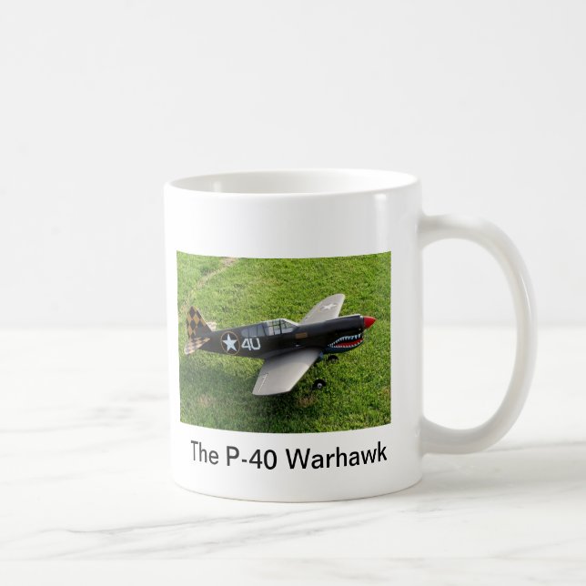 Caneca De Café O P-40 Warhawk (Direita)