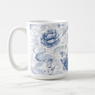 Caneca De Café O Padrão Floral Real De Porcelana Vol. 1 Thb