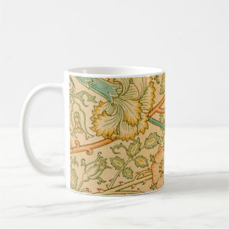 Caneca De Café O padrão rosa e Rosa famoso de William Morris